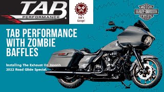 Tab Performance Exhaust Installation On A 2022 Road Glide Special.