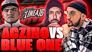 🔥 DE LAS MEJORES BATALLAS DE LA HISTORIA 🔥 PIEZAS REACCIONA A ACZINO VS BLUE ONE EN LÍNEA 16