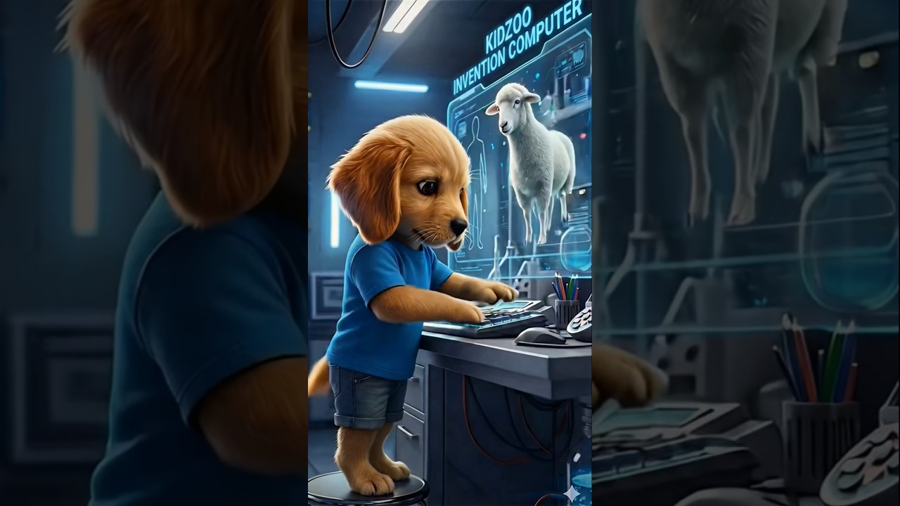 puppy save his friends life ai Kidzoo kids videos children's videos  