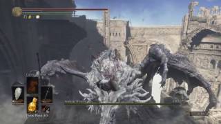 DARK SOULS 3 - Ancient Wyvern quick kill Speed Run Strategy