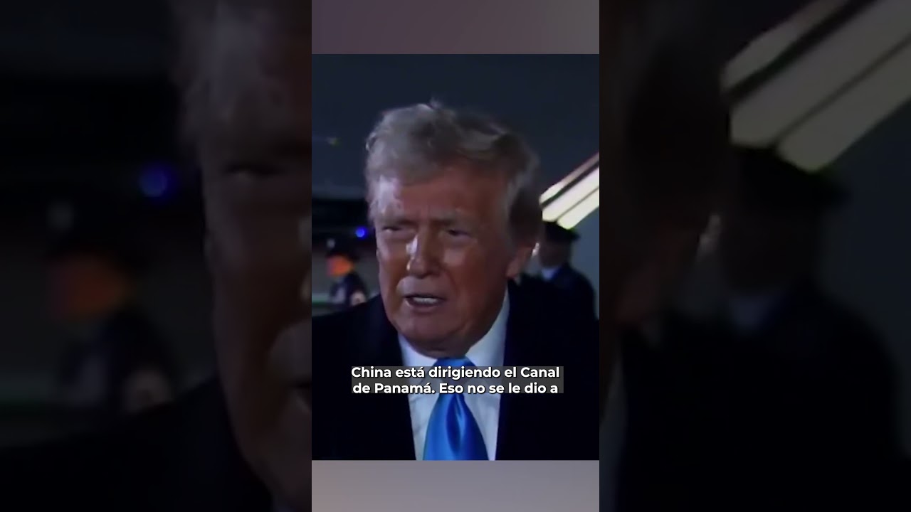 Vamos a recuperar el Canal de Panamá o algo muy poderoso va a suceder: Donald Trump. 