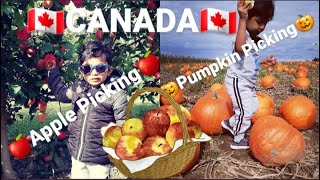 Apple and Pumpkin Picking in Canada