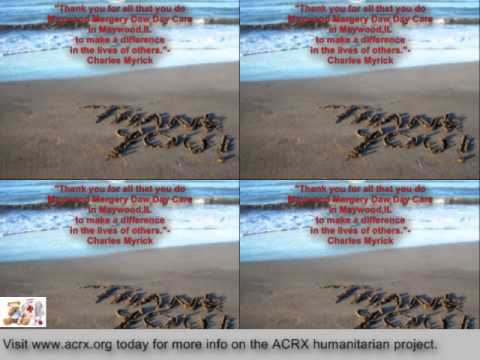 Medicine Coupons Donated To Maywood Margery Daw Day Care By Charles Myrick of ACRX