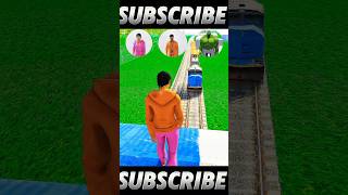 HULK VS TRAIN 🚂 JUMP CHALLENGE | VIDEO | INDIAN BIKE DRIVING 3D GAME 🎮