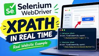 Real-Time XPath in Selenium WebDriver | Find XPath, Write Code & Execute in a Project