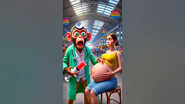 ❤️ Evolution of monkey: Pregnant women with Dr. monkey 🥰 #cat #cute #love #shorts