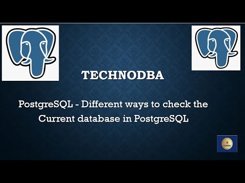 PostgreSQL : Different ways to check current database