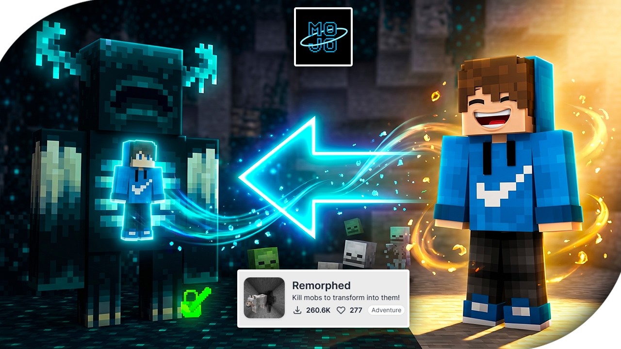 Remorphed Minecraft CARA PASANG MOD Remorphed DI MOJO LAUNCHER - WORK 100% - YouTube