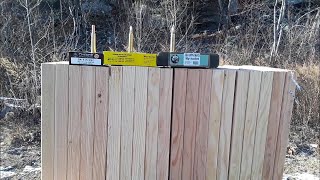 300 Win Mag Penetration Test #1 - Short Range (30 yds): Cutting Edge Solids, Accubond, TTSX 300 Win Mag Solids Vs Concrete Blocks Penetration Test