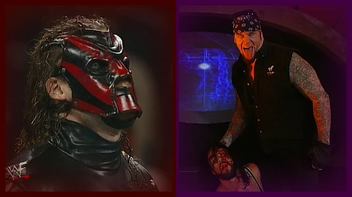 Kane vs Triple H Inferno Match (The Undertaker & His Minions Beat X-Pac To A Bloody Pulp)! 9/23/99
