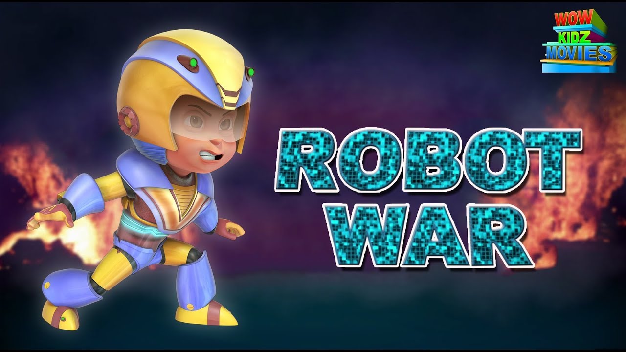 Vir The Robot Boy | Robot War | Full Movie | Cartoons For Kids | Wow Kidz  Movies - YouTube