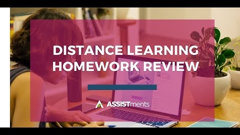 Classroom demo: Distance Learning Assignment Review