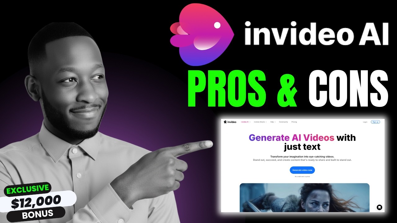 InVideo AI Pros And Cons Honest Review (12K Mega Bonus Inside)