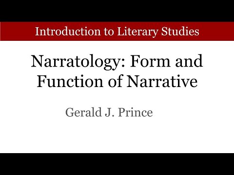 Narratology form and function of Narrative (Gerald J Prince