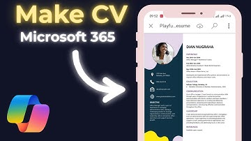 How To Make CV in Microsoft 365 in Mobile