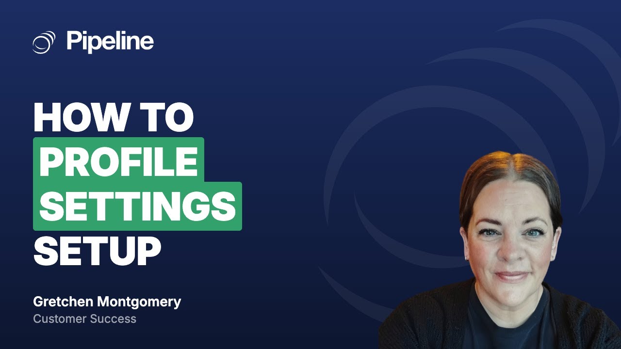 How to Configure Personal Profile Settings in Pipeline CRM | Email ...