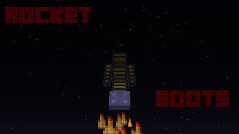 Minecraft | Rocket Boots | Command Block Creation