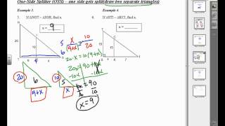 Similar Triangles - Part 4 (One-Side Splitter)