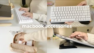 ☁️ rk84 keyboard unboxing, typing test, new macbook air m1 accessories
