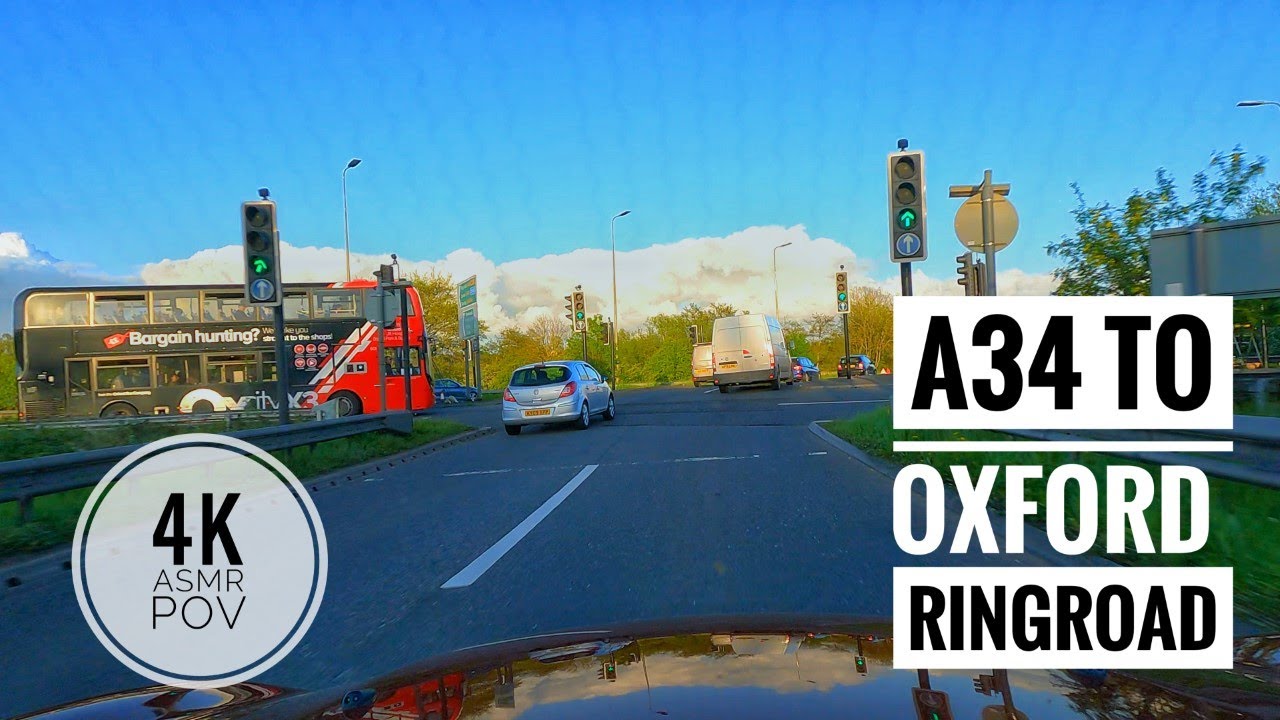 4K POV Oxford Ring Road Drive at Sunset YouTube