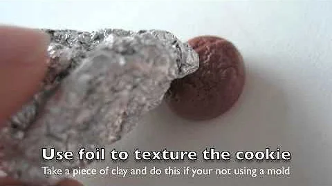 Polymer Clay Chocolate Chip cookie tutorial!