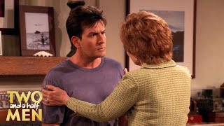 Why Charlie Hates His Mom | Two and a Half Men