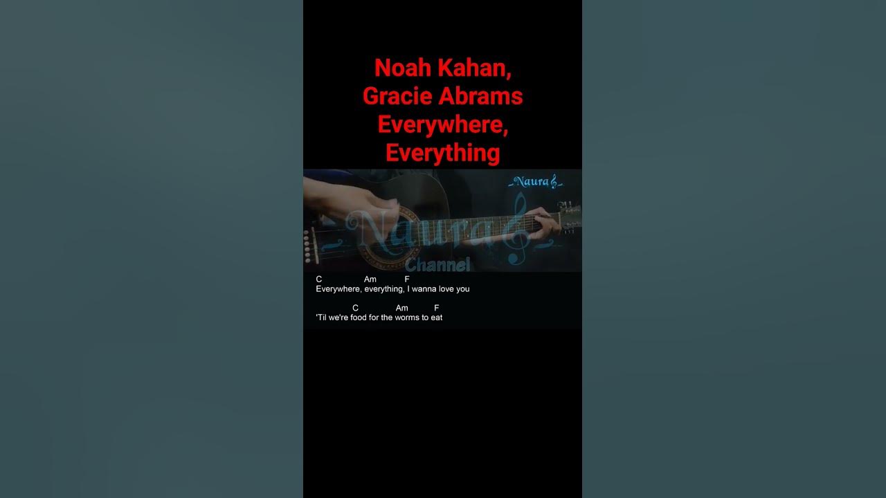 Everywhere Everything - Noah Kahan with Gracie Abrams Guitar