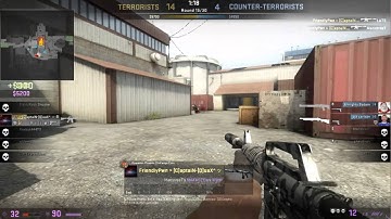 CS:GO | 1 VS 5 | ACE | CLUTCH | M4A1-S! | Nuke as Terrorist