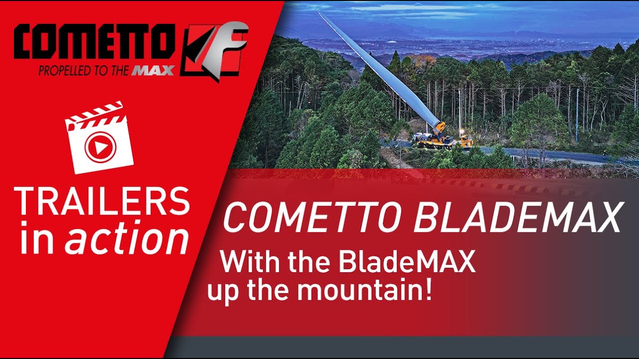 With the blade lifter up the mountain