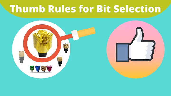 Oil and gas drilling bit selection - thumb rules