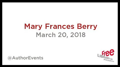 Mary Frances Berry | History Teaches Us to Resist