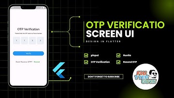 OTP Verification Screen in Flutter | Pinput Widget in Flutter | OTP Screen | Flutter UI #video