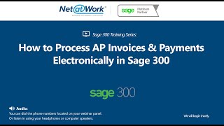 Sage 300 Tips: How to Process AP Invoices & Payments Electronically in Sage 300