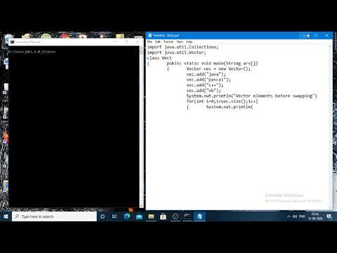 Java Program to Sort Names using Vectors