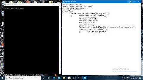 Java Program to Sort Names using Vectors