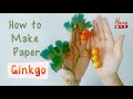 How to make paper Ginkgo - HanaDIY