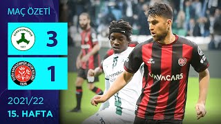 Özet Gzt Giresunspor 3-1 Vavacars Fatih Karagümrük 15. Hafta - 202122