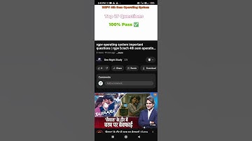 rgpv operating systems important questions #rgpv