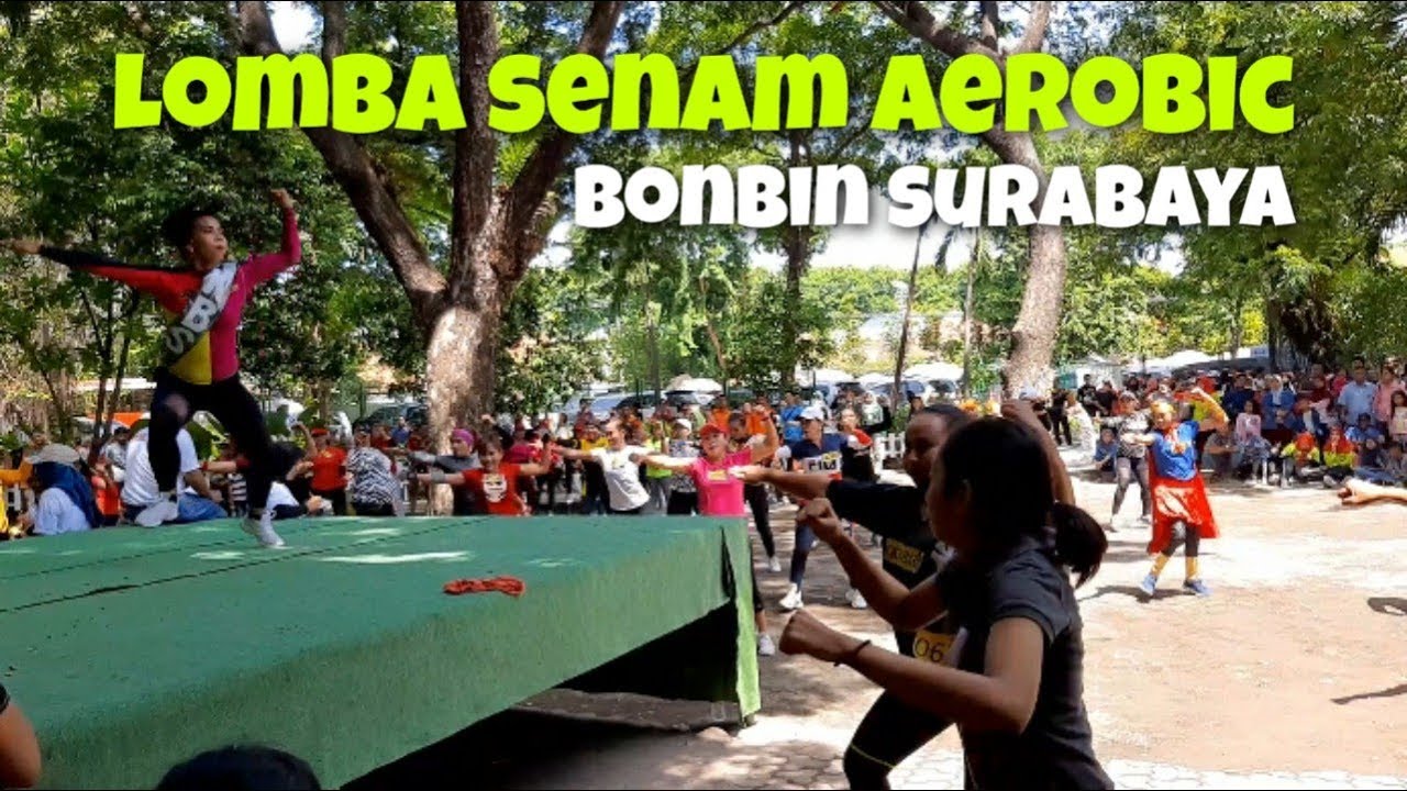  Lomba Senam Aerobic  Umum Kebun binatang Surabaya YouTube
