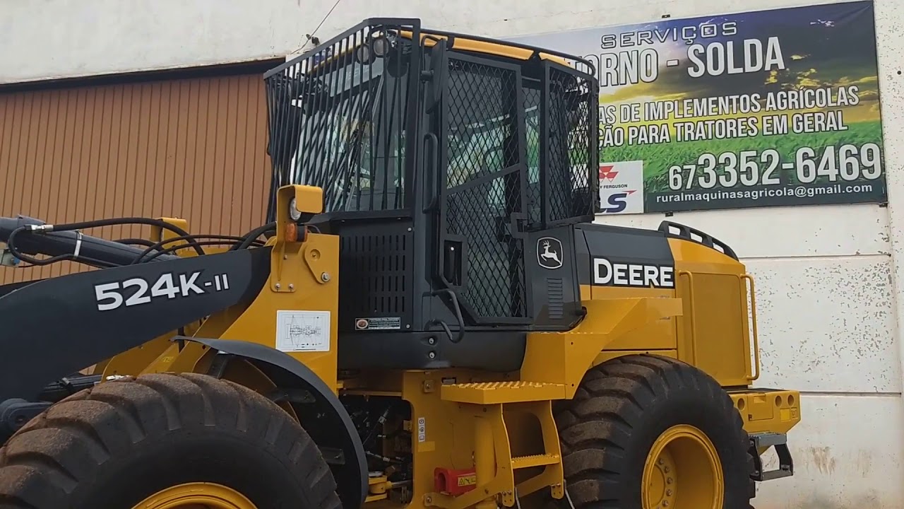 Protecao Florestal Pa Carregadeira John Deere Youtube