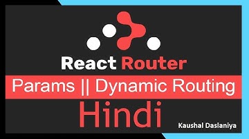 dynamic Routing with params in react js