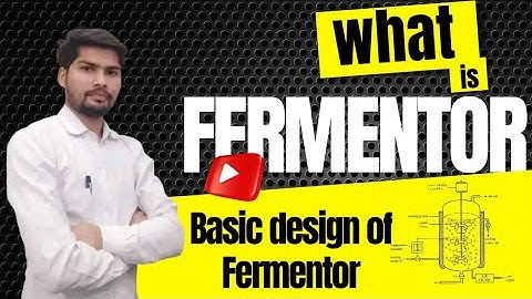 Basic Design Of Bioreactors || What is Fermentor || Parts of Bioreactor #seniorsscience