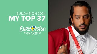 MY TOP 37 - EUROVISION 2024