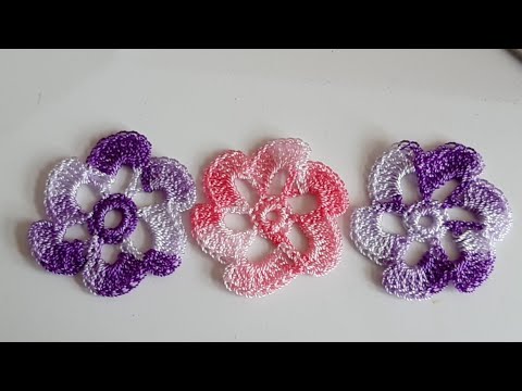 Flor A Crochet Fácil Y Rápido Paso a Paso manualidades de animales