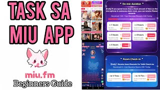 Miu App : Task sa Miu app | Paano Kumita sa miu app