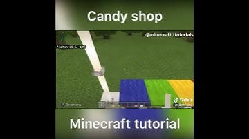 Candy Shop in Minecraft Tutorial #Shorts