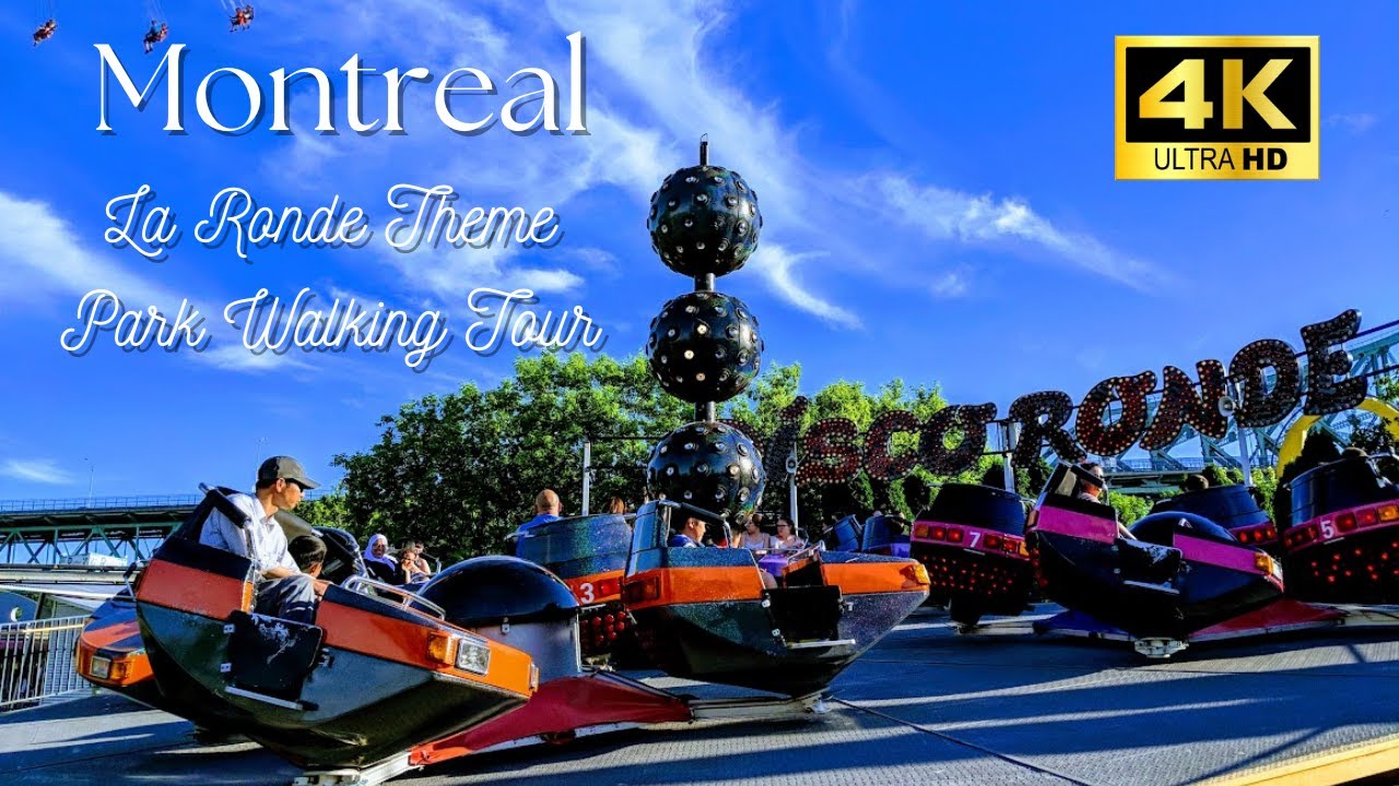 [4K] Посещение тематического парка Ла-Ронд | Август 2025 | Монреаль, Канада 🇨🇦