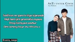 Lirik Lagu Bahaya Versi Korea | Arti Untuk Cinta | Tiara Andini X Arsy Widianto