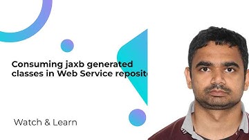 Consuming jaxb generated classes in Web Service repository