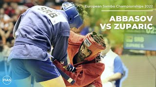 ABBASOV Tariel vs ZUPARIC Stefan. Combat SAMBO -71 kg. European SAMBO Championships 2022